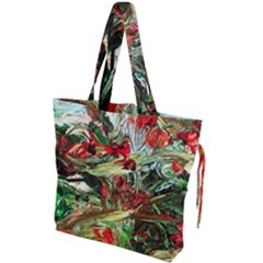 Eden Garden 1 3 Drawstring Tote Bag by bestdesignintheworld