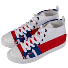 Flag Of Sokol Women s Mid-top Canvas Sneakers by abbeyz71