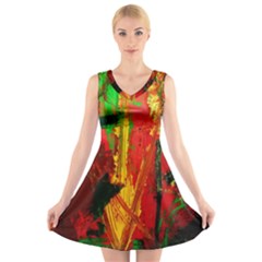 Revelation 1 5 V-neck Sleeveless Dress by bestdesignintheworld