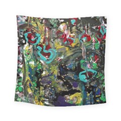 Forest 1 1 Square Tapestry (small) by bestdesignintheworld