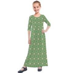 Df Bex Kids  Quarter Sleeve Maxi Dress by deformigo