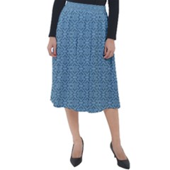 Df Normina Classic Velour Midi Skirt  by deformigo