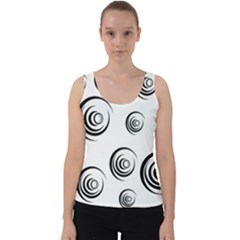 Rounder Ii Velvet Tank Top by anthromahe