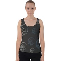 Rounder Iii Velvet Tank Top by anthromahe