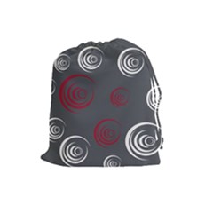 Rounder Iv Drawstring Pouch (large) by anthromahe