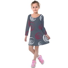 Rounder Iv Kids  Long Sleeve Velvet Dress