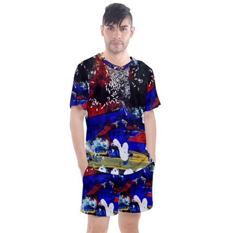 Holidays 1 1 Men s Mesh Tee And Shorts Set by bestdesignintheworld