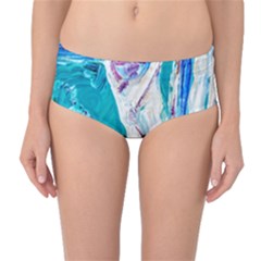 Marine On Balboa Island Mid-waist Bikini Bottoms by bestdesignintheworld