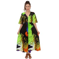 I Wonder 1 Kimono Sleeve Boho Dress by bestdesignintheworld