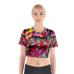 Faberge Chicken 1 1 Cotton Crop Top by bestdesignintheworld