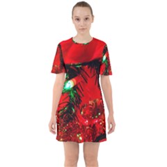 Christmas Tree  1 5 Sixties Short Sleeve Mini Dress by bestdesignintheworld