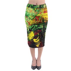 Revelation 1 2 Midi Pencil Skirt by bestdesignintheworld