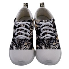 Marble Texture Women Athletic Shoes by letsbeflawed