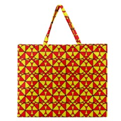 Rby-c-2-3 Zipper Large Tote Bag by ArtworkByPatrick