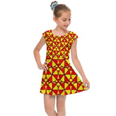 Rby-c-2-3 Kids  Cap Sleeve Dress by ArtworkByPatrick