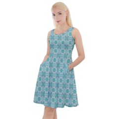 Minto Knee Length Skater Dress With Pockets by deformigo