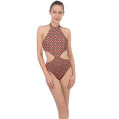 Vestoni Halter Side Cut Swimsuit by deformigo