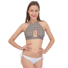 Esperanto Cross Front Halter Bikini Top by deformigo