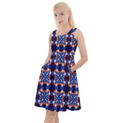 Lakatamia Knee Length Skater Dress With Pockets by deformigo