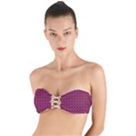 Flowerick Twist Bandeau Bikini Top