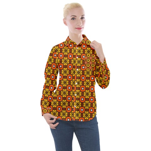 Petra Women s Long Sleeve Pocket Shirt by deformigo