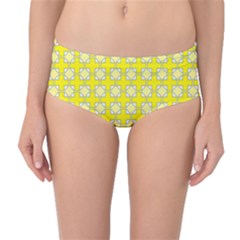 Goldenrod Mid-waist Bikini Bottoms by deformigo