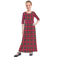 Wolfville Kids  Quarter Sleeve Maxi Dress by deformigo