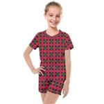 Wolfville Kids  Mesh Tee and Shorts Set