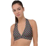 Navasota Halter Plunge Bikini Top