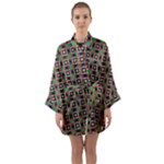 Navasota Long Sleeve Satin Kimono