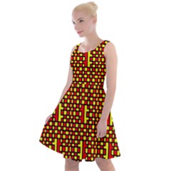 Rby-c-4-1 Knee Length Skater Dress by ArtworkByPatrick