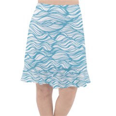 Abstract Fishtail Chiffon Skirt by homeOFstyles