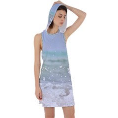 Ocean Heart Racer Back Hoodie Dress