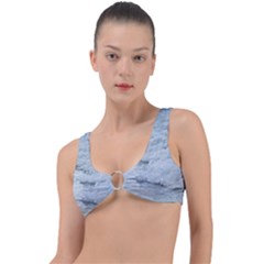 Ocean Waves Ring Detail Bikini Top