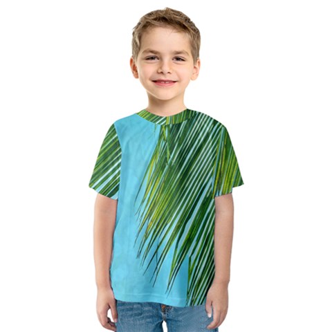 Tropical Palm Kids  Sport Mesh Tee by TheLazyPineapple