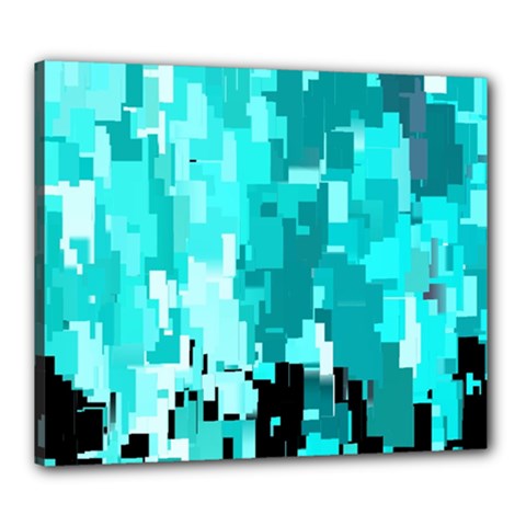 469823231 Glitch48 Canvas 24  X 20  (stretched) by ScottFreeArt