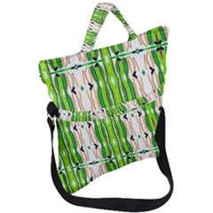 Cocoon Print Fold Over Handle Tote Bag by ScottFreeArt