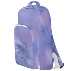 Nature Landscape Winter Snow Double Compartment Backpack by Vaneshart