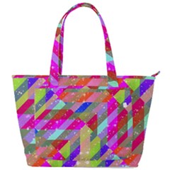 Multicolored Party Geo Design Print Back Pocket Shoulder Bag  by dflcprintsclothing