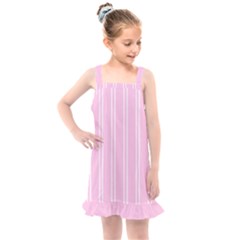 Nice Stripes - Blush Pink Kids  Overall Dress by FashionBoulevard