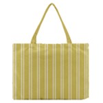 Nice Stripes - Ceylon Yellow Zipper Medium Tote Bag