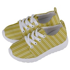 Nice Stripes - Ceylon Yellow Kids  Lightweight Sports Shoes by FashionBoulevard