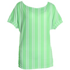 Nice Stripes - Mint Green Women s Oversized Tee