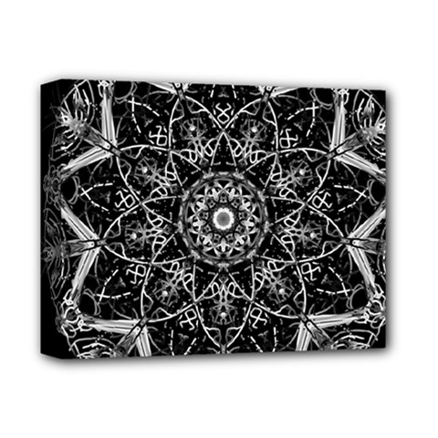 Black And White Pattern Deluxe Canvas 14  X 11  (stretched) by Sobalvarro