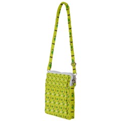 Green Elephant Pattern Yellow Multi Function Travel Bag by snowwhitegirl