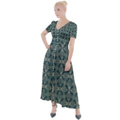 Pattern1 Button Up Short Sleeve Maxi Dress by Sobalvarro