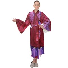 Pattern 17 Maxi Velour Kimono by Sobalvarro