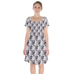 Seamless 3166142 Short Sleeve Bardot Dress by Sobalvarro