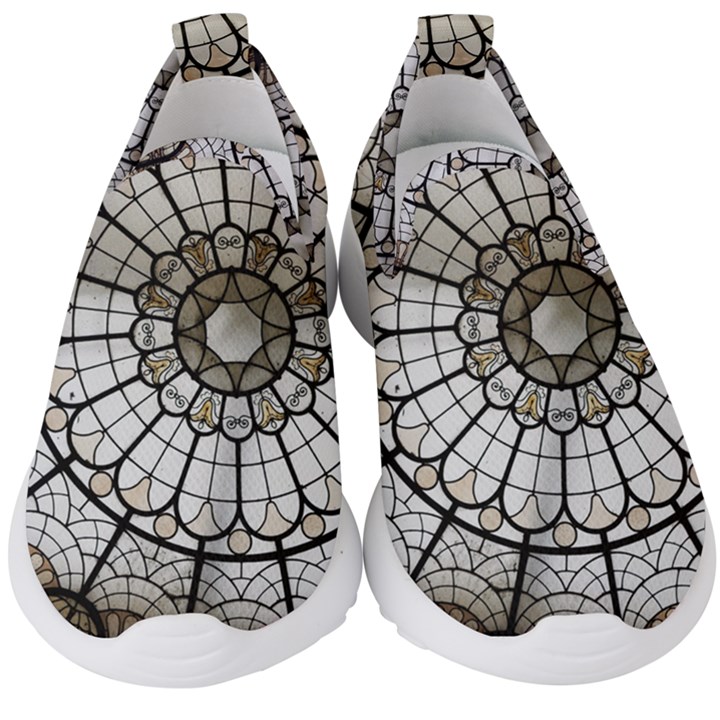 Pattern Abstract Structure Art Kids  Slip On Sneakers