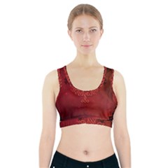 Decorative Celtic Knot With Dragon Sports Bra With Pocket by FantasyWorld7
